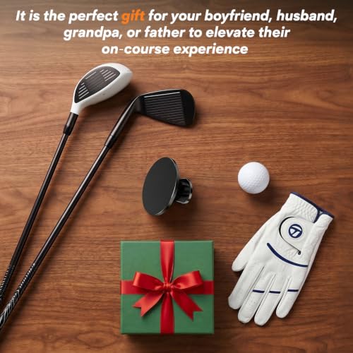 Magnetic Golf Cart Phone Holder - 360° Rotatable Mount for iPhone