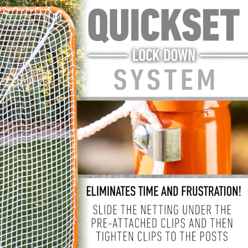 Official Lacrosse Goal - 6' x 6' with Quikset Assembly