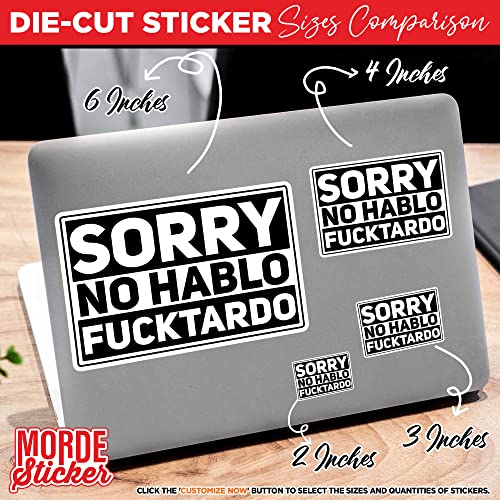 Funny Spanish Offensive Saying Sticker - 2x2 Waterproof Vinyl Decal