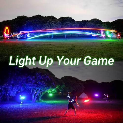 RGB Flying Disc with 16 Million Colors - Rechargeable & Waterproof