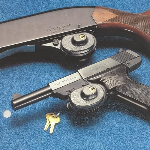 Keyed Alike Trigger Lock - Adjustable Gun Safety Lock with 2 Keys - Coal