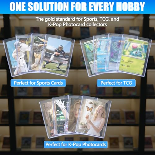 50 Top Loaders & 50 Soft Penny Sleeves Bundle for Card Protection