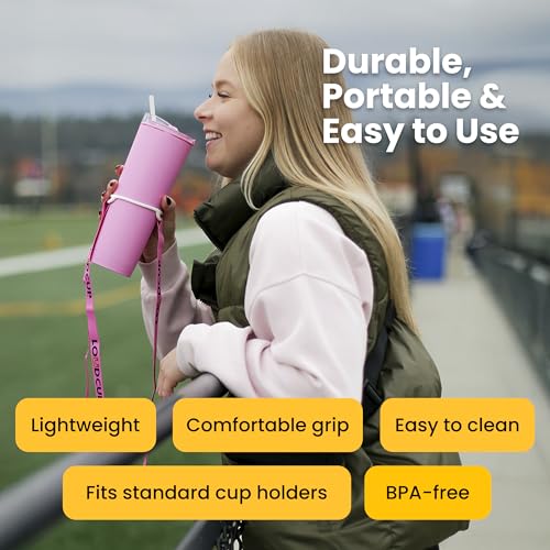 23 oz 2-in-1 Water Bottle & Noisemaker - Jet Black