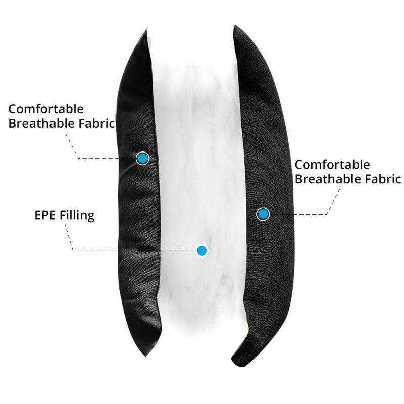 AULPACO Comfortable Backrest Seat Cushion for Segway Ninebot Gokart Karting Accessories（It's just a Cushion, not a go Kart）