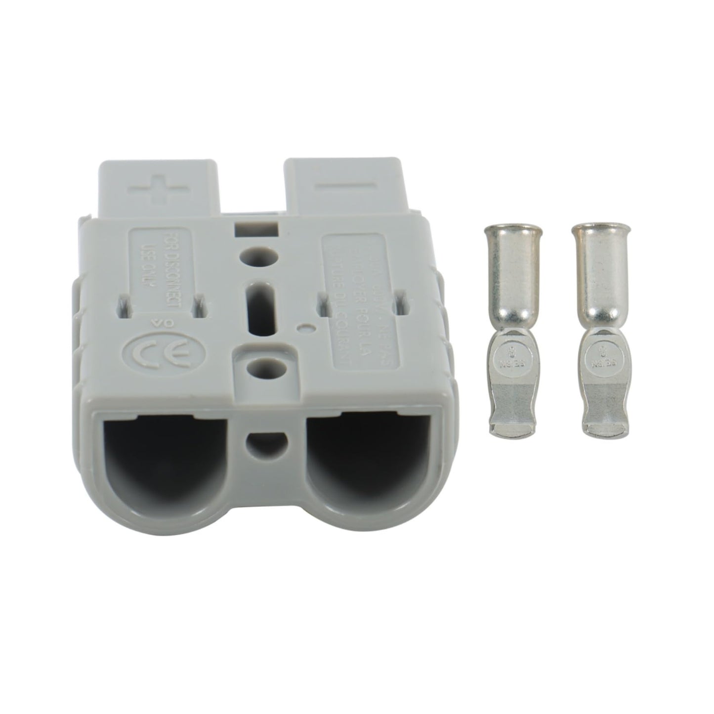 WFLNHB Gray Sb50 with 6G Contacts Cart Side Charger Plug Receptacle Replacement for EZGO 83-94