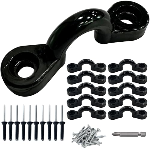 Yluvaok Kayak Handle with Rivets - Pad Eyes / 10 - Universal Boat & Canoe Accessories