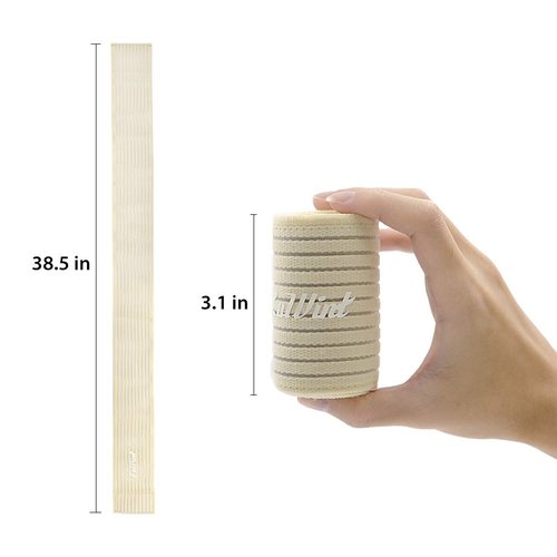 Luwint Bounce Breast Compression Band - Post Surgical Implant Stabilizer Strap Support Brace Bandage (Beige)