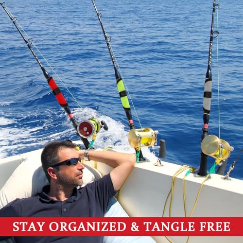 Fishing Lure Covers - 5.9" Rod Lure Wraps, Gray - 6 Pack