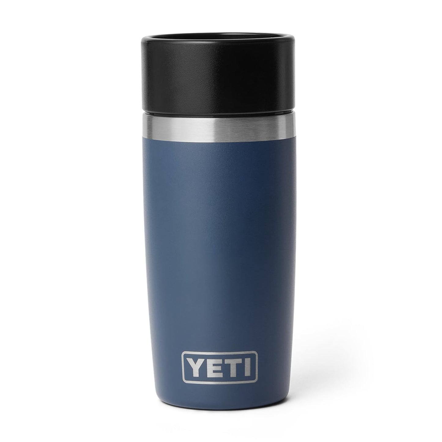 YETI Rambler 12 oz Travel Bottle, Stainless Steel, Vacuum Insulated with Leakproof Commuter Cap, Navy