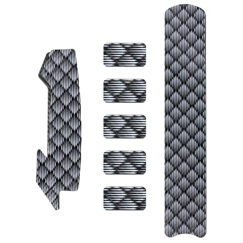 Bicycle Chainstay Protector Decal - Black Stripes