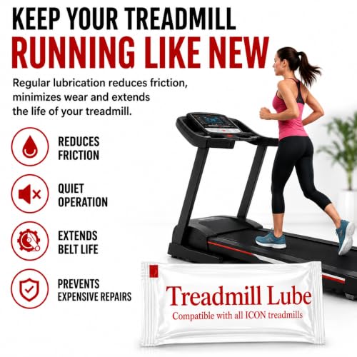 Premium 100% Silicone Treadmill Lubricant - 5 Pack