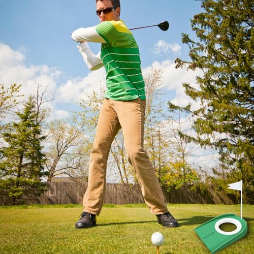 Golf Putting Cup with Flag - Indoor/Outdoor Practice Aid