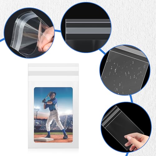 Trading Card Team Bags for 3x4 Inch Top Loaders - 100 Pcs Standard