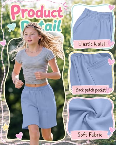 Girls Bermuda Shorts with Pockets - Casual Summer Style