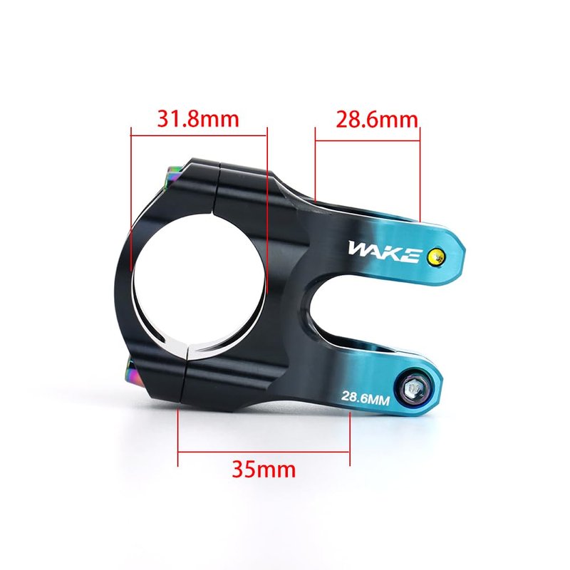 BESNIN 31.8 Stem 35mm Ultra-Short MTB Stem, CNC Aluminum Alloy Lightweight Mountain Bike Stem for Trail, Enduro, DH, Gravel, BMX & E-Bike