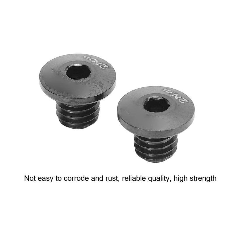 SPYMINNPOO Brake Hardware Kit, Alloy Integral Hydraulic Brake Bolts Brake Lever Screw Compatible with M7000 M8000 M9000 M9020 (Black)