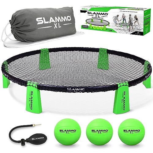 GoSports Slammo XL Large Outdoor Game Set with Net, Balls & Carry Bag