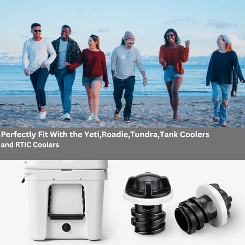 Leak-Proof Drain Plugs for YETI & RTIC Coolers - 2 Pack