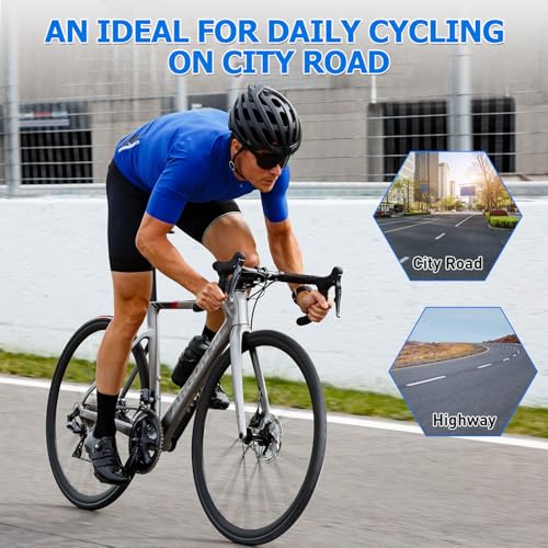 Midcos 700x28c Road Bike Tires with Inner Tubes & Levers, Foldable, Puncture Proof