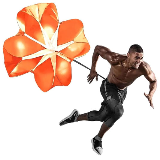 EastyGold Running Speed Chute Resistance Parachute 56 inch Powerchute Umbrella Training Sprint Power Soccer Trainer for Runner, Football, Soccer Drilling