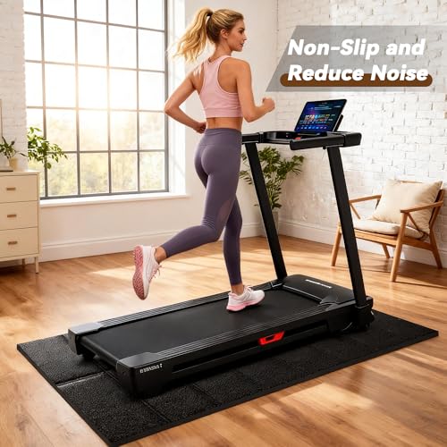 VTORY 63"×30"×0.2" Heavy Duty Treadmill Mat for Carpet & Hardwood Floors