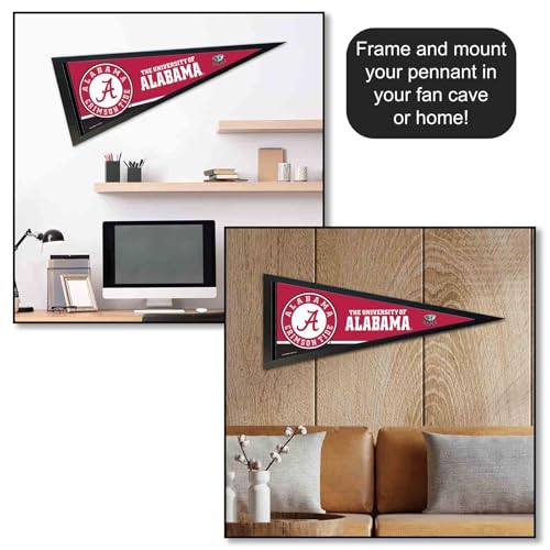 Full Size Alabama Crimson Tide Pennant Flag - 12x30 Inches