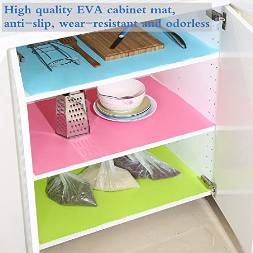 Non-Adhesive Shelf Liner - Pink, 11.9" x 59" - Easy Clean & Trim
