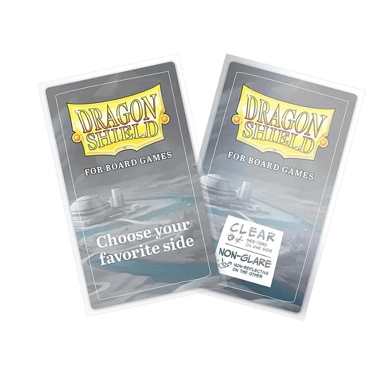 Board Game Sleeves - Non-Glare, Durable Protection, American Standard - 1 Pack