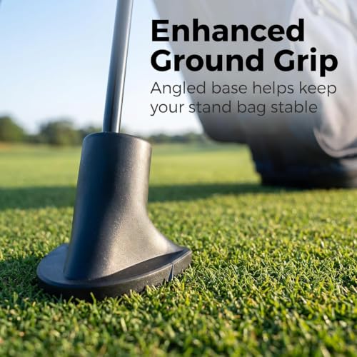 Golf Bag Stand Feet Replacement - 2 Pcs Rubber Feet for Stability