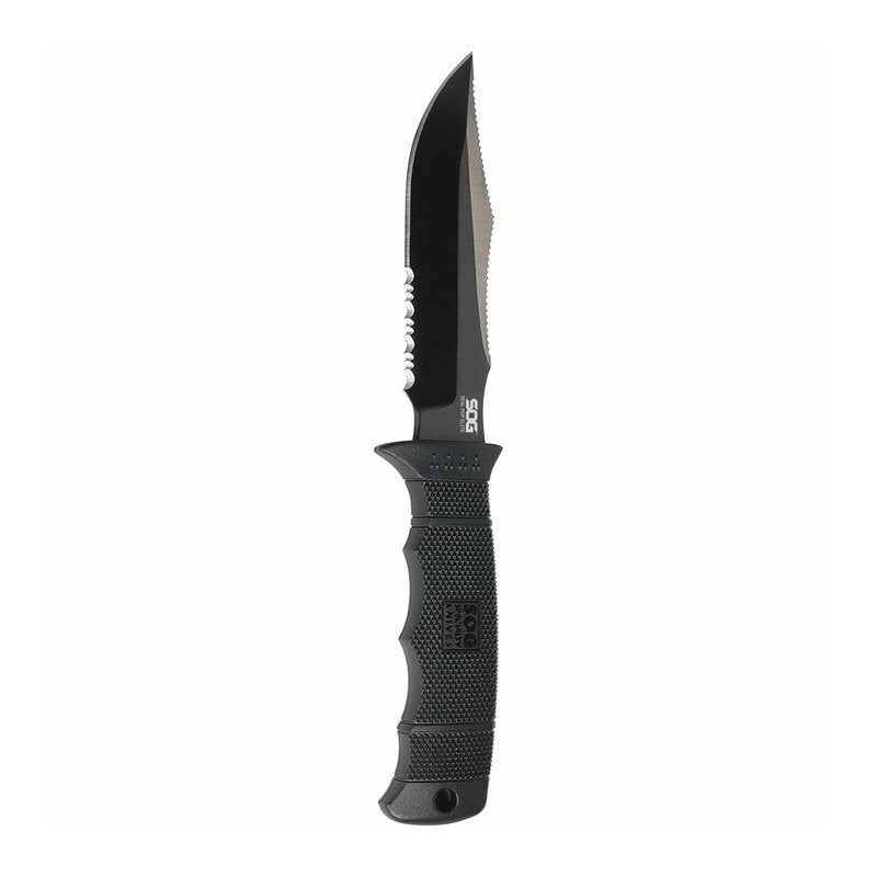 SOG Seal Pup Elite Tactical Fixed Blade- Survival and Hunting Knife with Sheath, 4.85 Inch Combat Knife Blade (E37T-K)