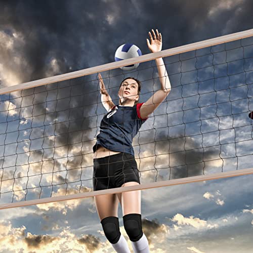 Volleyball Knee Pads - Small Black Protective Gear for Sports