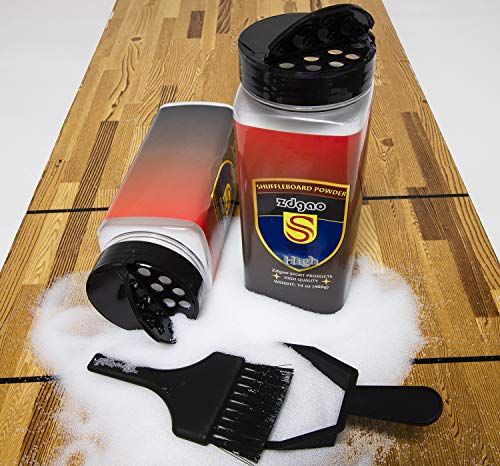 High Speed Shuffleboard Sand - 2 Cans with Mini Dustpan & Brush