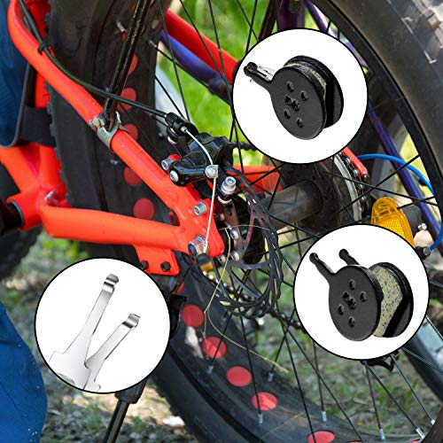 4 Pairs Resin Bicycle Disc Brake Pads for Avid BB5, DSK Series & More