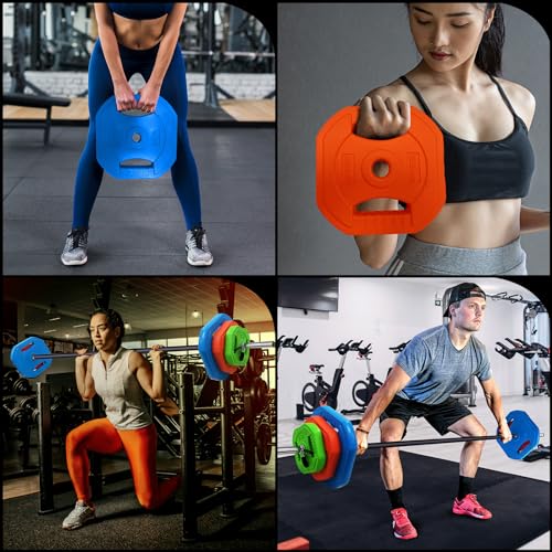 Adjustable Barbell Weight Set with Cardio Pump - 44 LB Multi-Color