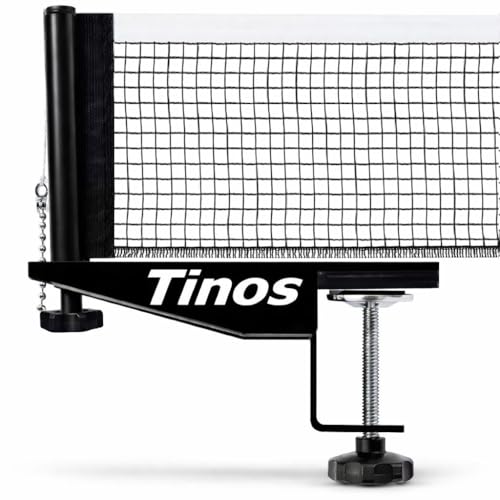 Premium Table Tennis Net and Post Set with Screw Clamp
