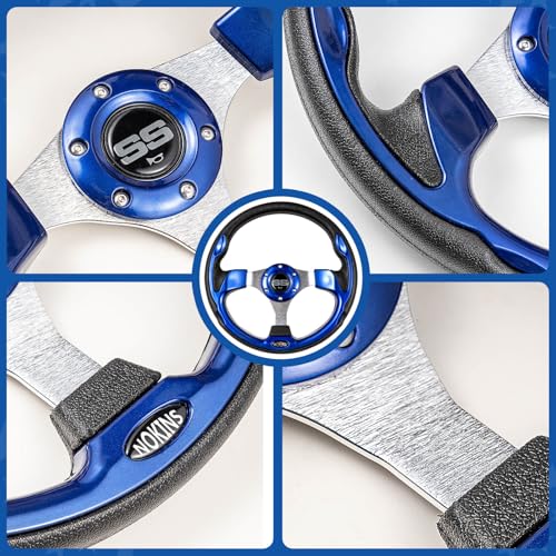 12.5" Universal Golf Cart Steering Wheel - Blue