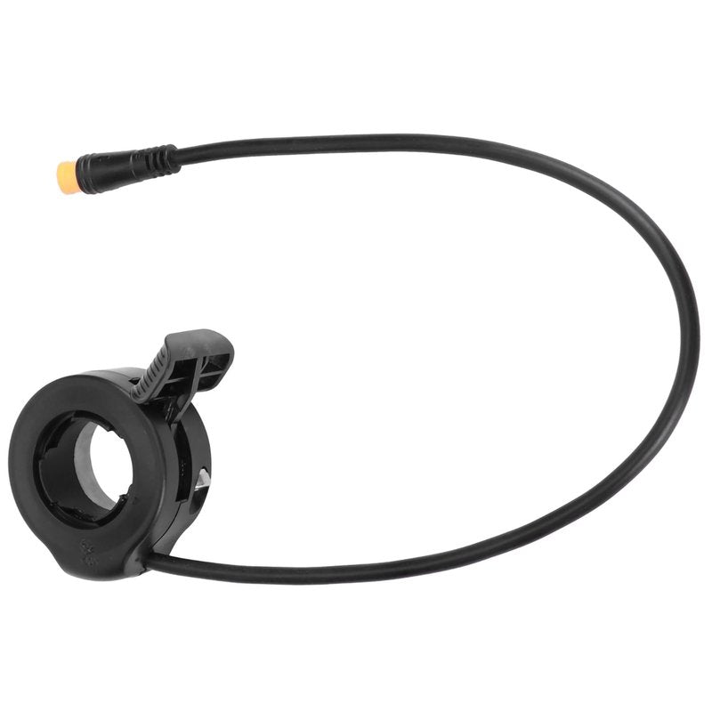WQAPVHBG Bike Throttle, 130x 5V E Bike Thumb Speed Control, 3 Pin Plastic Electric Throttle Control of Accessories Tools for Electric Bikes and Scooters with 22.2mm/0.87in Handlebars