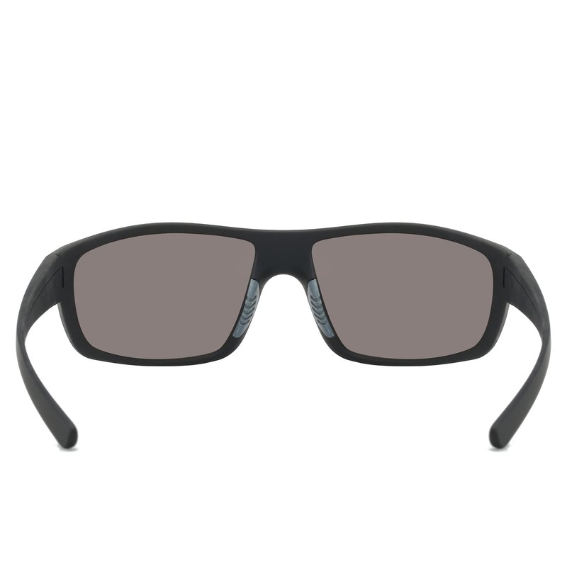 Piranha Eyewear Peak Black Sport Sunglasses with Smoke Lens and Full Frame