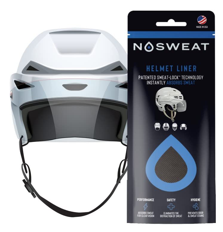 Hockey Helmet Sweat Liners - 6 Pack with SweatLock Technology