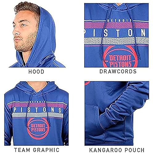 NBA Men's Midtown Hoodie Sweatshirt - New York Knicks, Large