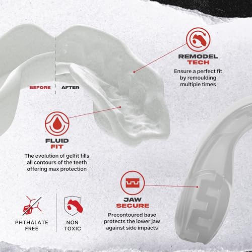 Slim Fit Mouth Guard for Adults & Youth | Sports Mouthpiece with Case