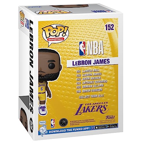 LeBron James Pop! Vinyl Figure - Los Angeles Lakers Collectible