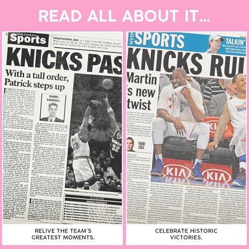 Personalized New York Knicks Basketball History Book - A3 Deluxe Hardcover