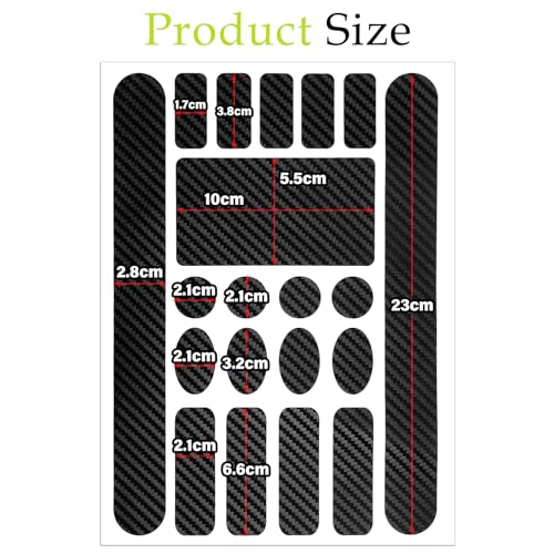Bicycle Chainstay Protector Decal - 3 Pcs Adhesive Protection Stickers