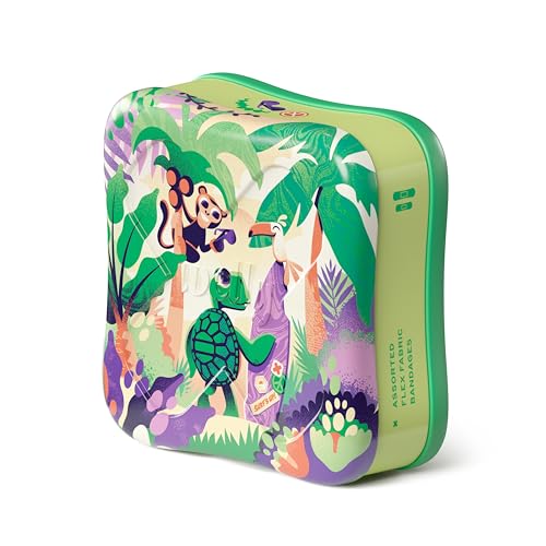 48 Count Adhesive Flexible Fabric Bandages - Fun Patterns for Kids