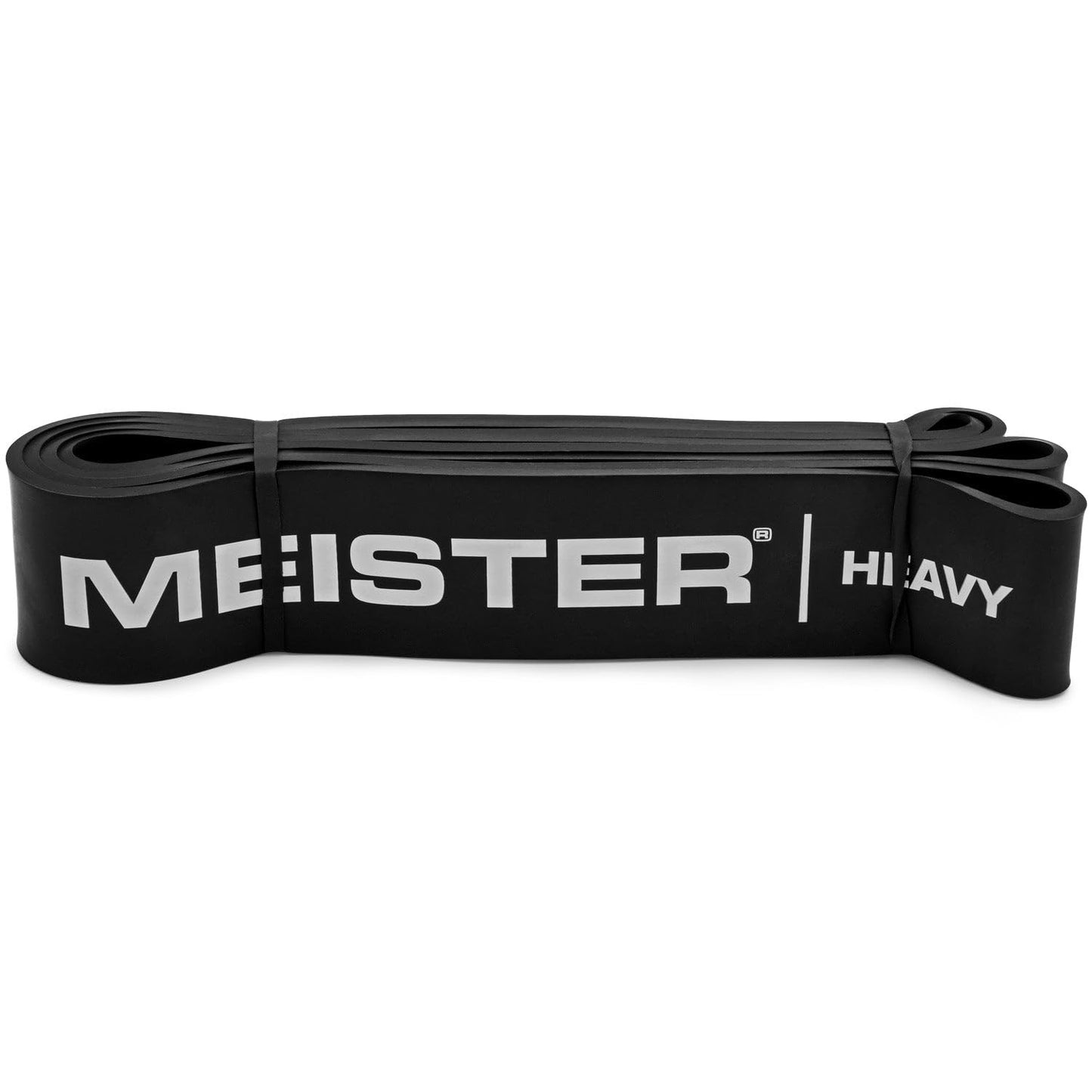Meister X Band Comfort-Width 41" x 2" Resistance Bands - X-Wide Premium Loop Bands - Heavy/Black