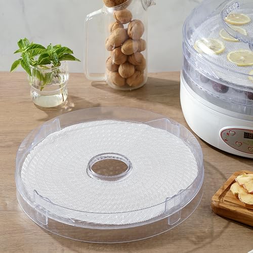 Silicone Dehydrator Sheets - 13" Round Food Tray Liners, 8 Pack