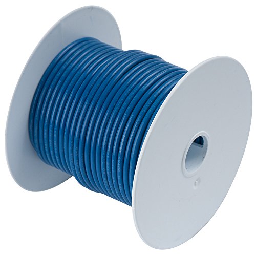 Ancor 12 AWG Tinned Copper Marine Wire - 100ft Dark Blue, Flexible & Saltwater-Resistant