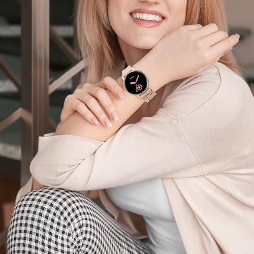 20mm Engraved Silicone Watch Band - Starlight, Milk Tea & Smoky Purple