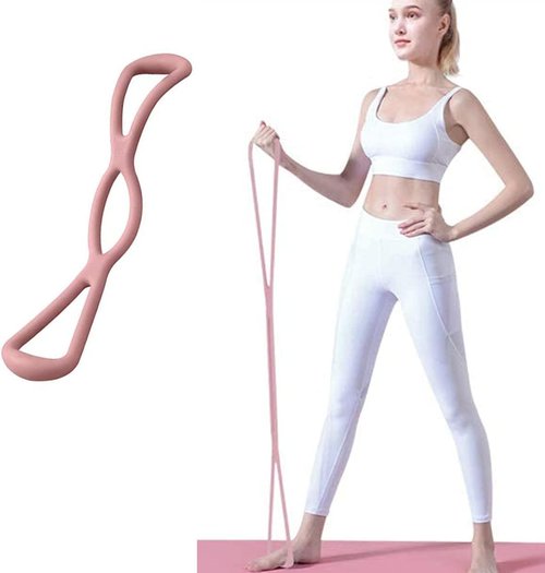 Figure 8 Resistance Band - Portable Elastic Fitness Tool for Strength Training & Physical Therapy